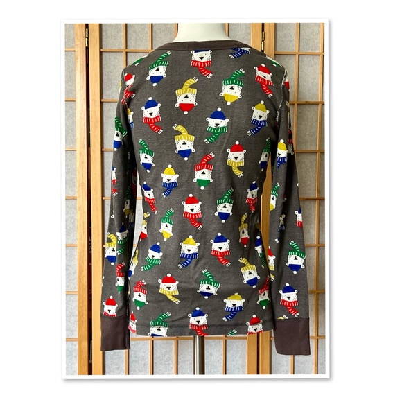 SALE - Women’s Hanna Andersson Polar Bear Winter Pajamas - Picture 6 of 14